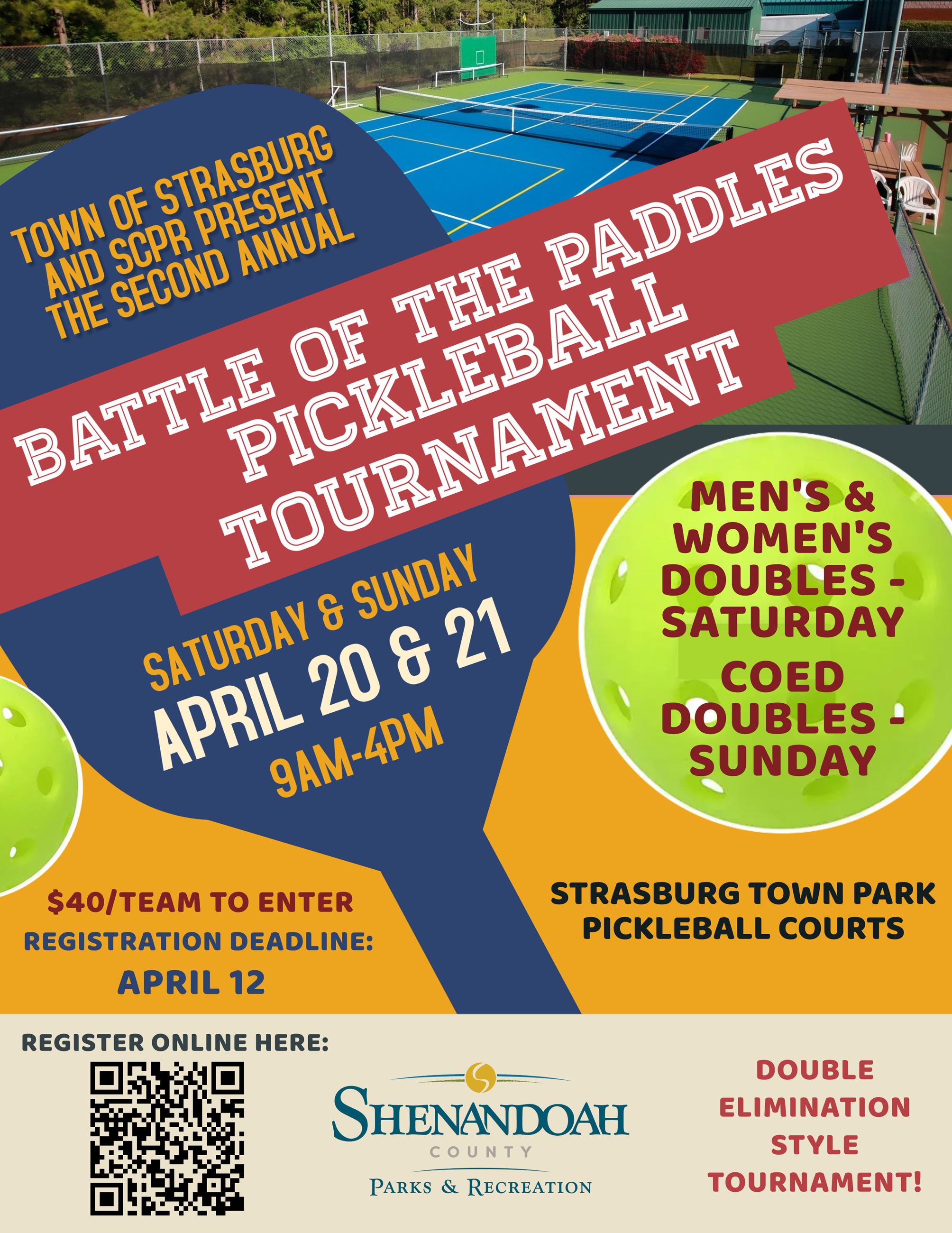 Pickleball Tournament Flyer 2024