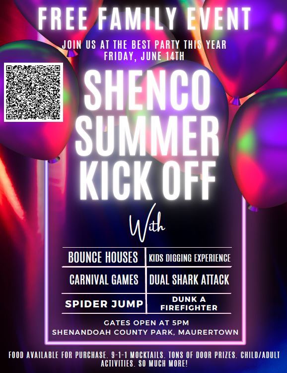 ShenCo Summer Kickoff Flyer 2024